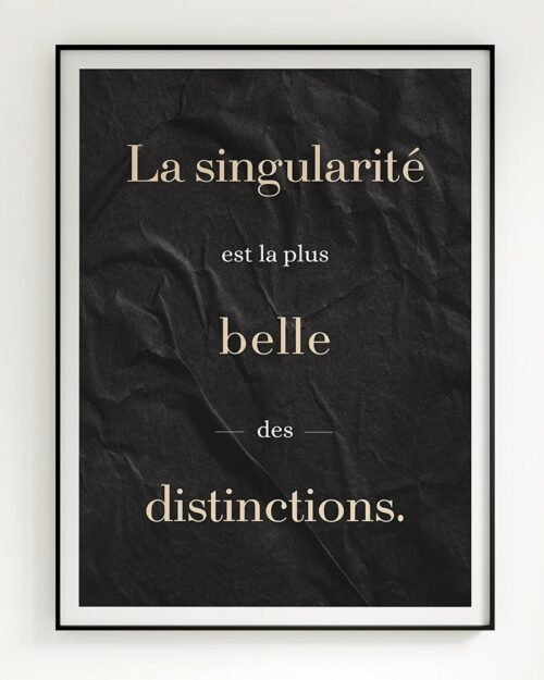 affiche citation inspirante sensibilité atypique poster inspirant