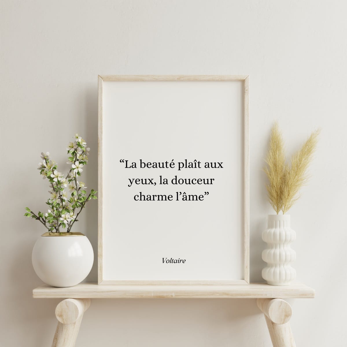 affiche citation voltaire poster inspirant