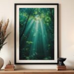 affiche forêt poster nature