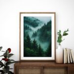affiche forêt poster nature