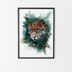 affiche jaguar style exotique