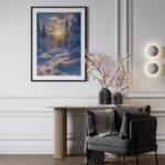 affiche paysage enneigé nature neige