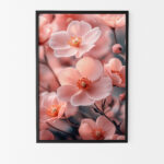 illustration fleurs roses