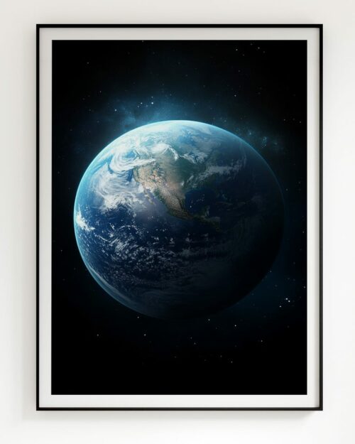 Affiche planète Terre