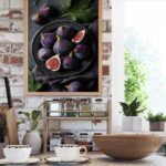 affiche cuisine figues violettes gourmandise