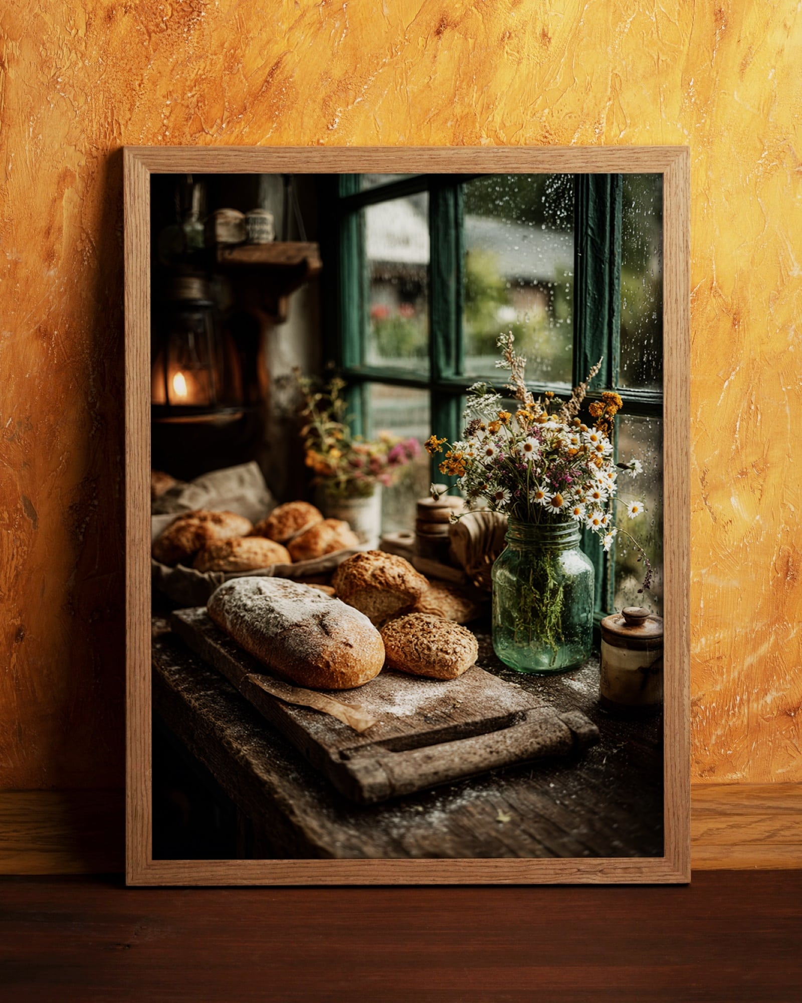 affiche cuisine rustique style campagne decoration murale