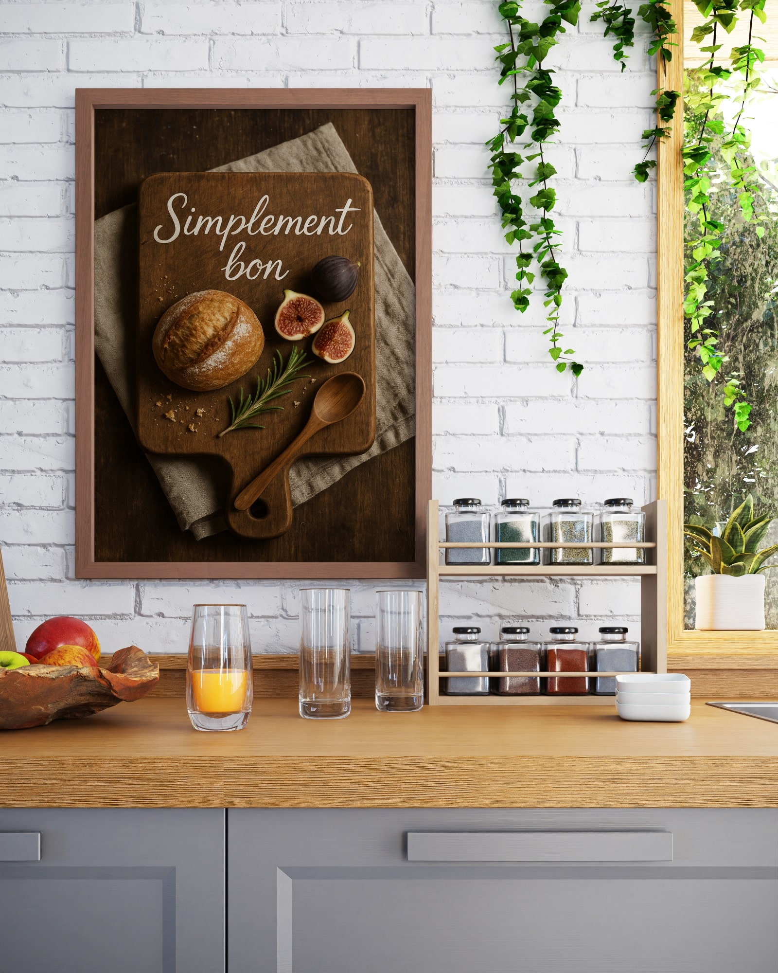 affiche plaisir sucré cuisine