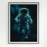 poster astronomie deco astronaute