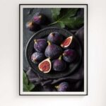 poster cuisine figues décoration murale