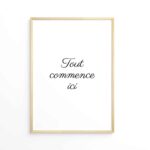 affiche citation inspirante poster inspiration déco